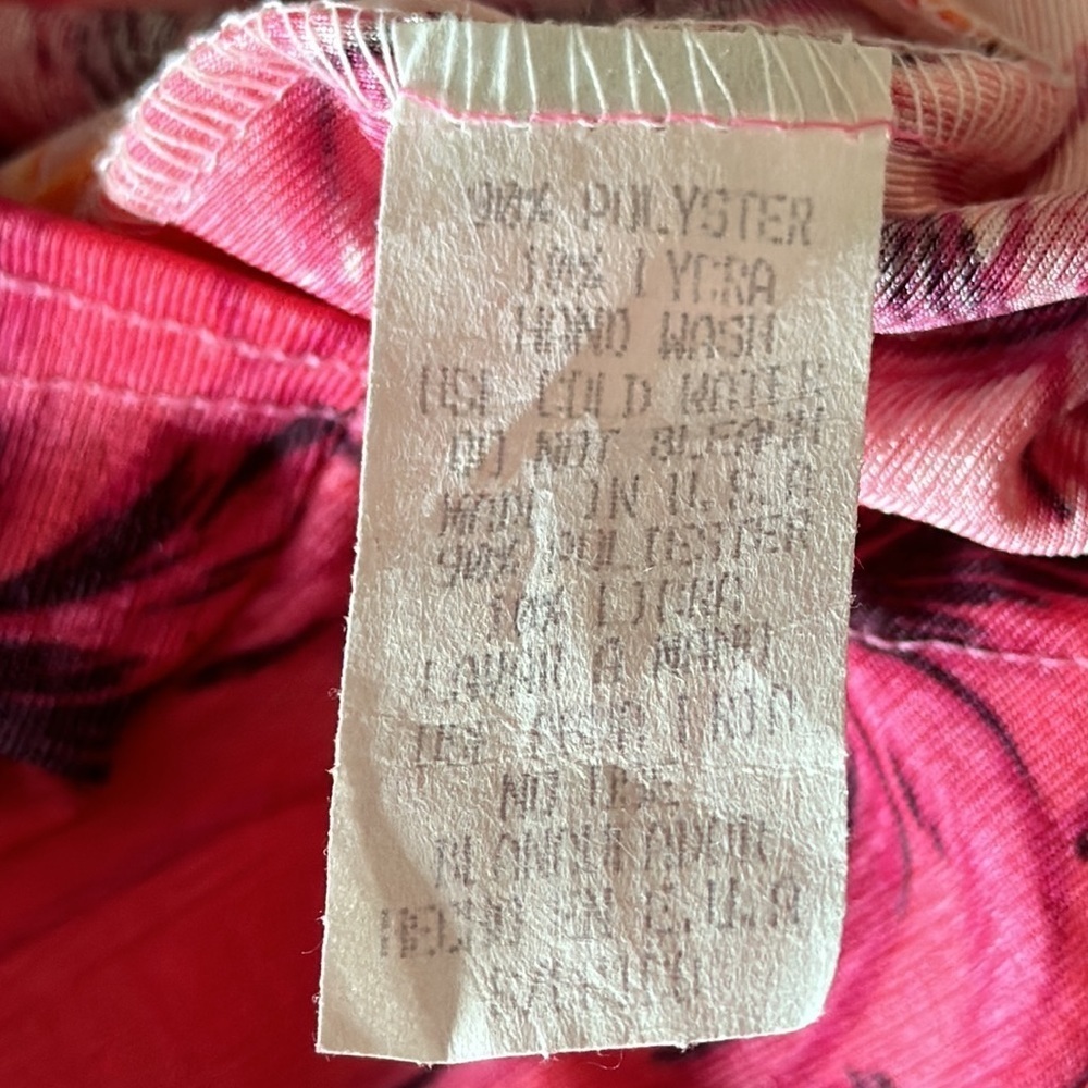 Y2K HAWAIIAN POOL SIDE DRESS perfect bathing suit cover Barbie Core Pink like … - Picture 10 of 12